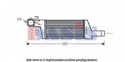 AKS DASIS 157014n -  Интеркулер